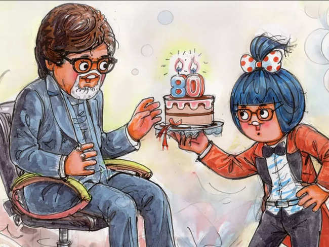 ​Amul's special tribute to the Big B.