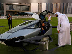 XPeng's eVTOL flying car X2 makes its first public flying in Dubai