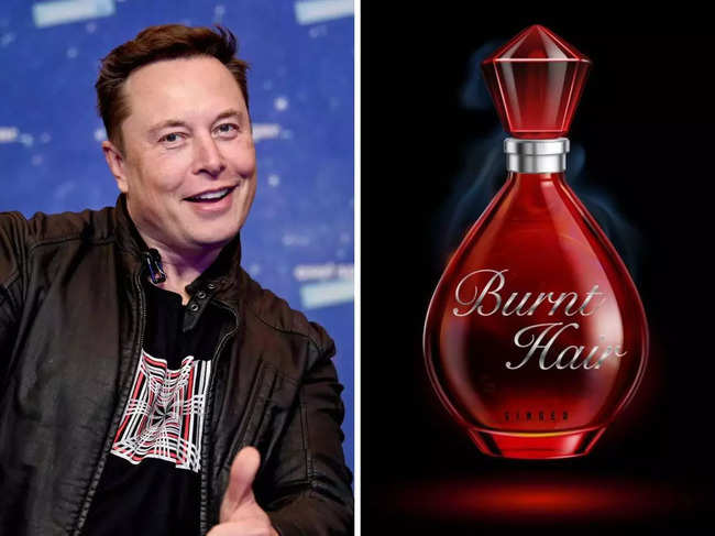 Elon Musk Burnt Hair perfume: Elon Musk launches Rs  'Burnt Hair'  perfume, requests fans to purchase it so he can buy Twitter - The Economic  Times