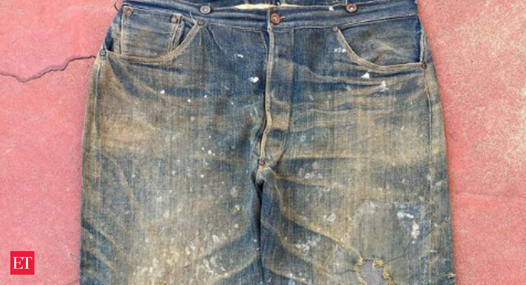 Vintage Levi's jeans from 1880s sells for $76,000 at auction - The Economic  Times