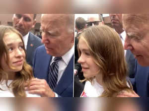 US President Joe Biden advises young girl, 'don't date serious men till 30'. Watch video