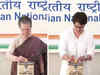 Congress prez poll: Sonia Gandhi and Priyanka Gandhi Vadra cast their votes to elect new party president