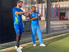 Watch: Indian pacer Mohammed Shami shares bowling tips with Shaheen Afridi