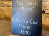 Politeness pays at this UK cafe! Chai costs less if you ask nicely
