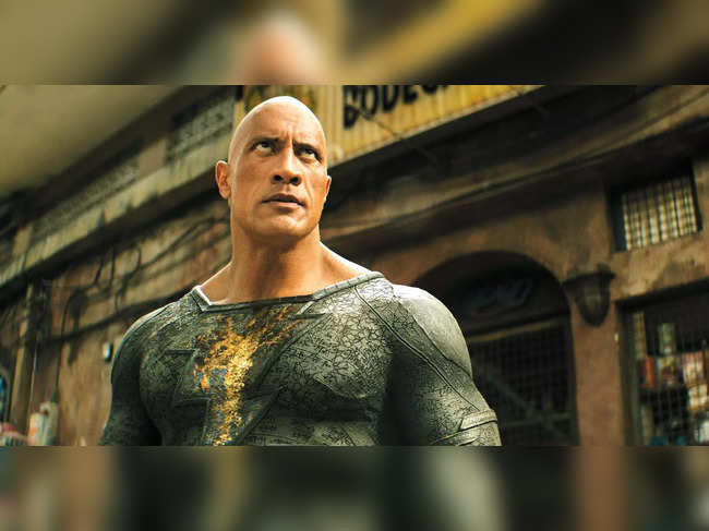 **EDS: TO GO WITH STORY** New Delhi: Dwayne Johnson in a still from superhero mo...