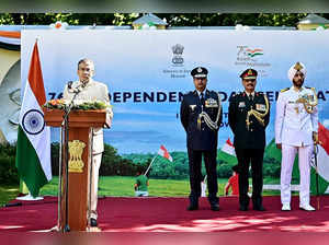 Moscow, Aug 15 (ANI): Ambassador of India to Russia Pavan Kapoor during an event...