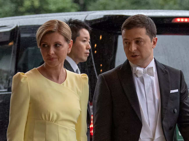 ​Besides Volodymyr Zelensky, his wife Olena Zelenska is also due to speak at a side event.​