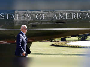 U.S. President Joe Biden arrives at the White House in Washington