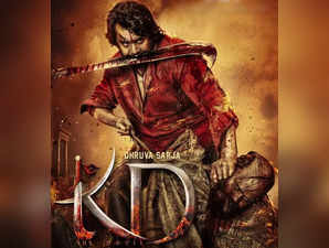 Kannada star Dhruva Sarja's pan Indian film titled 'KD - The Devil'.