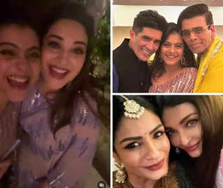 A look at Manish Malhotra's grand pre-Diwali party: Kajol-Madhuri shake a leg, Raveena & Aishwarya bond