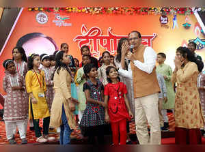 Bhopal, Oct 23 (ANI): Madhya Pradesh Chief Minister Shivraj Singh Chouhan celebr...
