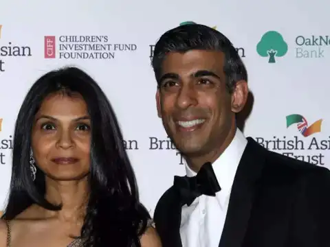 Sunak and Akshata Murthy