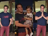 Salman Khan makes first public appearance after dengue scare, attends brother-in-law Ayush Sharma's birthday bash