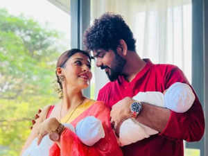 Vignesh Shivan and Nayanthara usher in Diwali celebrations with their Twins