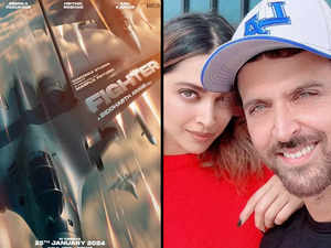 Hrithik Roshan announces 'Fighter' with Deepika Padukone to release on 25 January 2024; says 'see you at the theatres'