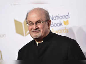 FILE - Salman Rushdie attends the 68th National Book Awards Ceremony and Benefit...