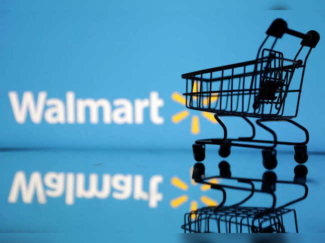 FILE PHOTO: Illustration shows Walmart logo