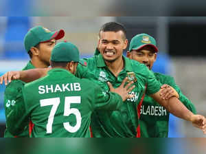 T20 World Cup: Taskin Ahmed fires Bangladesh to win over Netherlands