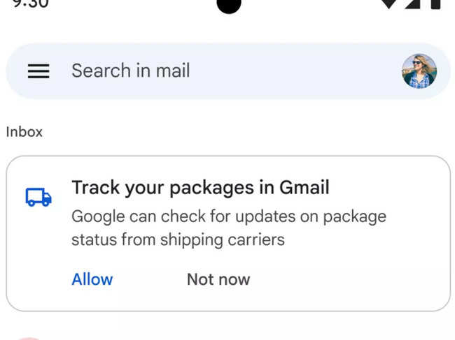 Google package tracking