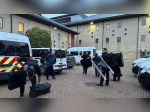 Detainees protest, cause disturbance at Harmondsworth Immigration Centre in UK