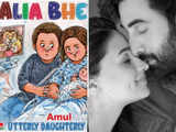 Amul congratulates new parents Ranbir Kapoor and Alia Bhatt with a cute message