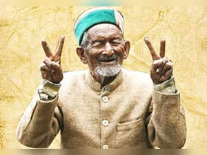 Kinnaur, Nov 05 (ANI): 106-year-old, Shyam Saran Negi, independent India's first...