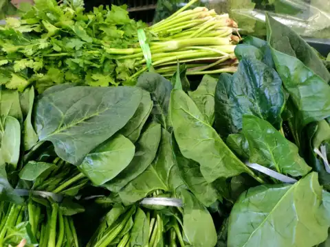 Green leafy vegetables