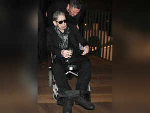 Shane MacGowan of 'Pogues' appeared for event in wheelchair