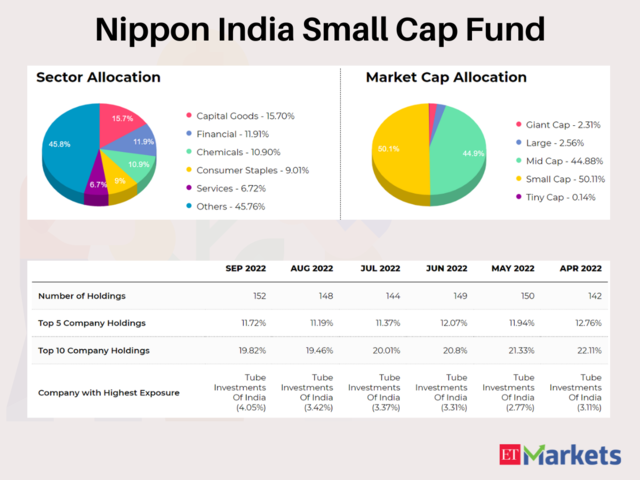 Nippon India Small Cap Fund(G) | 1-Year Return: 13%