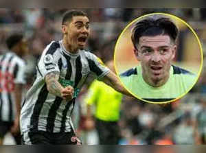 Newcastle’s Miguel Almiron speaks out against Jack Grealish’s remark as he receives Player of the Month honour for October