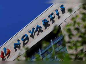 FILE PHOTO: A sign marks the Novartis facility in Cambridge