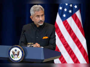U.S. Secretary of State Antony Blinken and India's Foreign Minister Subrahmanyam Jaishankar hold a news conference at the State Department in Washington