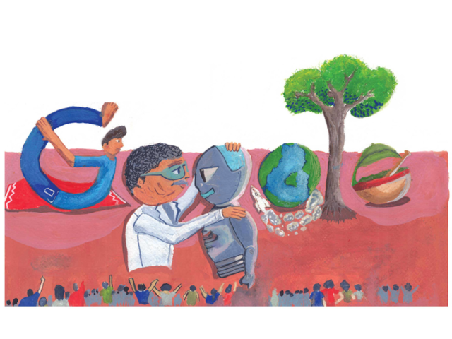 ​National Winner of India Doodle for Google contest