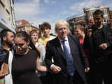 London Mayor Boris Johnson meets locals