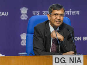 New Delhi: NIA Director General Dinkar Gupta during a press conference regarding...