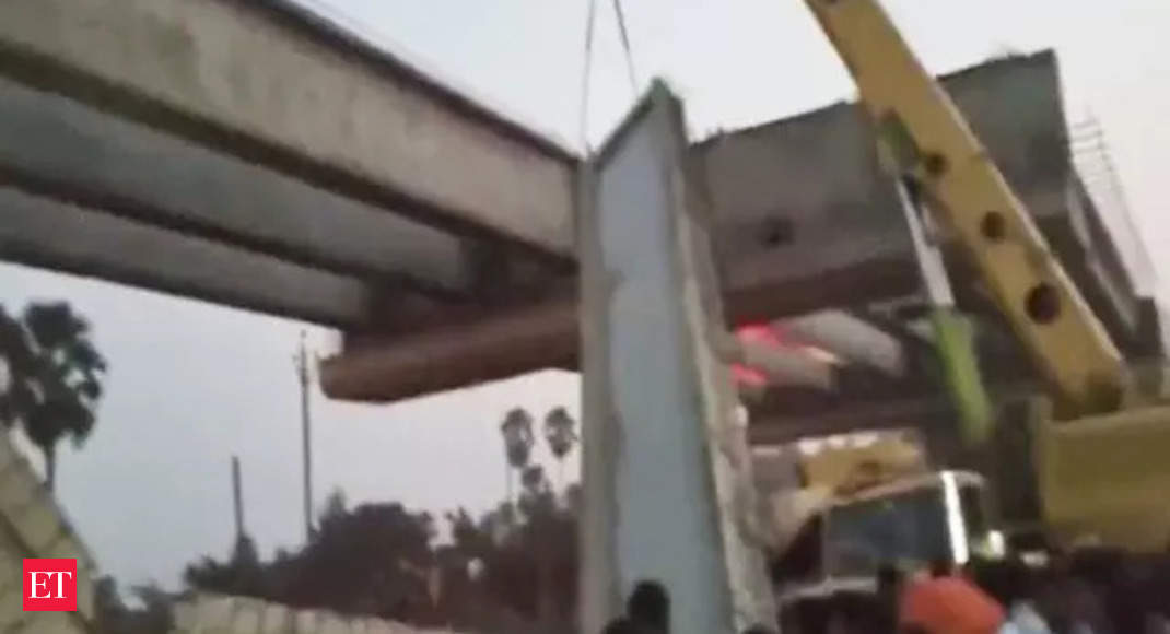 Bihar: Two labourers die as under-construction bridge collapses in Nalanda; rescue operations underway