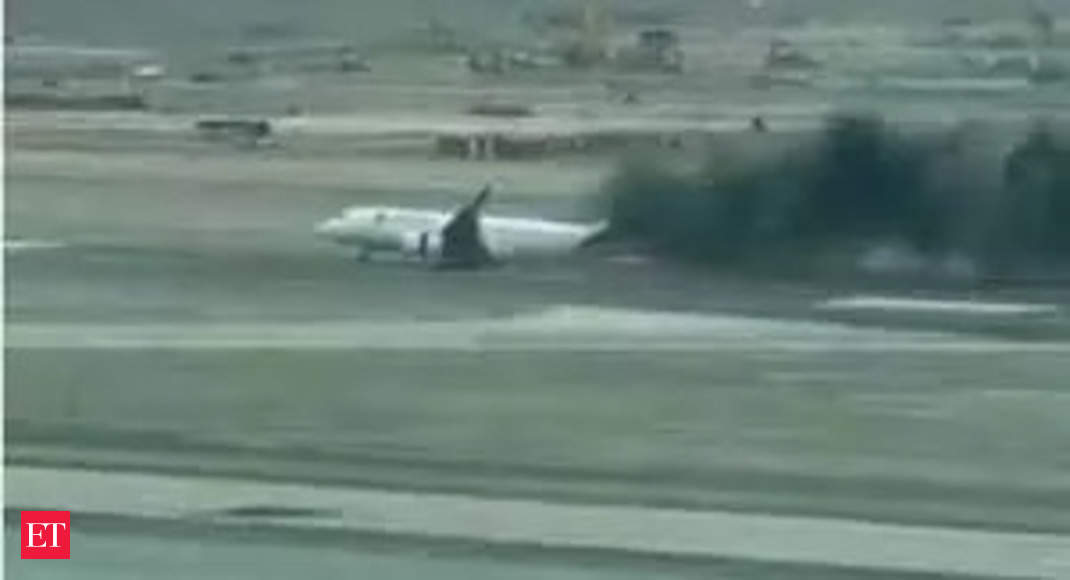 Accidente en Aeropuerto de Lima: Avión choca con camión de bomberos al despegar en Aeropuerto de Lima.  Mira lo que pasó aquí