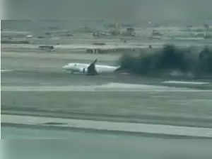 Airplane collides with fire truck during take off at Lima airport. This is what happened