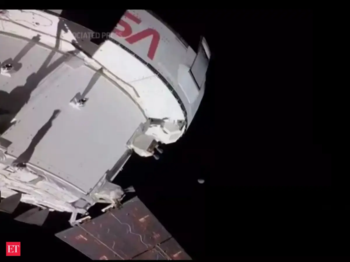 Watch: First view of moon from NASA’s Orion spacecraft - The Economic ...
