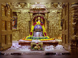 Prabhas Patan: Shiva-lingam inside the Somnath temple in Prabhas Patan. (PTI Pho...