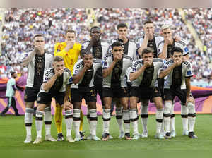 World Cup 2022: Germany’s players cover mouths during team photo to protest FIFA’s rainbow armband rule