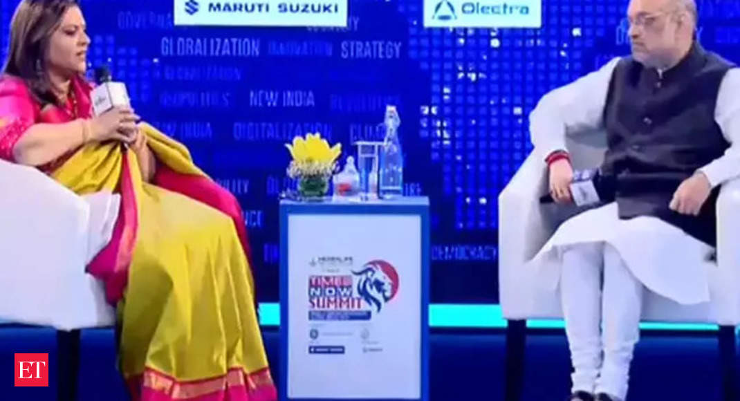 Times Now Summit 2022: Amit Shah says Telangana will see a BJP state govt soon - The Economic Times Video