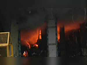 Fire destroys over 50 shops of wholesale market in Delhi's Chandni Chowk: Police