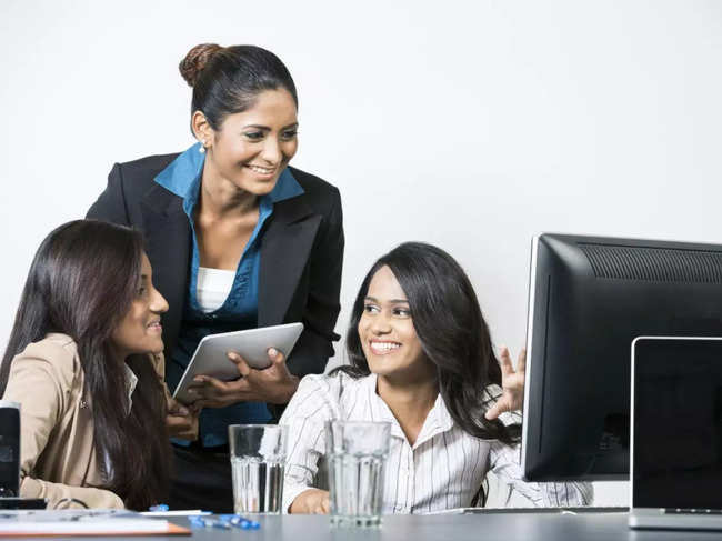 women workplace canva