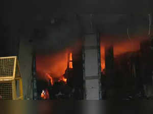 More than 100 shops gutted in fire at wholesale market in Delhi's Chandni Chowk