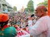 Gujarat Elections 2022: Amit Shah holds massive roadshow in Narmada's Nandod