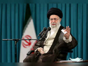 FILE PHOTO: Iran's Supreme Leader Ayatollah Ali Khamenei speaks during a meeting with a group of students in Tehran