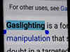 ‘Gaslighting’ is Merriam-Webster’s word of 2022! A look at the history, meaning & significance