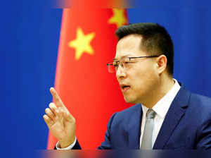 FILE PHOTO: News conference of China's foreign ministry spokesperson Zhao Lijian in Beijing