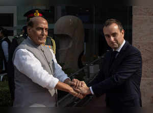 French Defence Minister Lecornu attends ceremonial reception in New Delhi